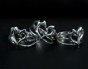 a set of rings that I designed and casted.